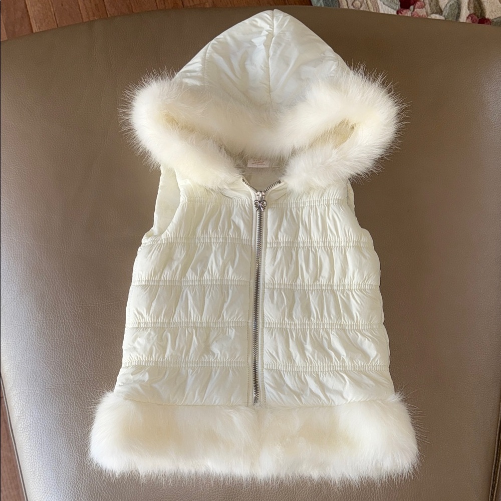 Lilly Wicked Puffer Vest with fur